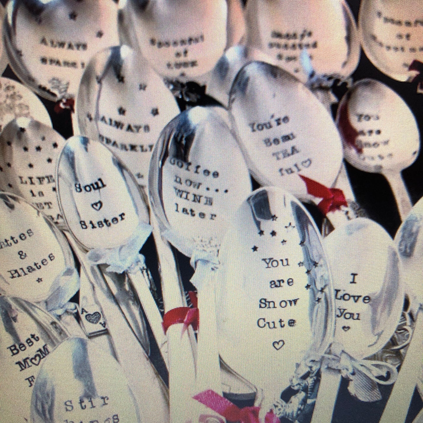 Personalise Your Own Hand Stamped Silver Plated Teaspoon